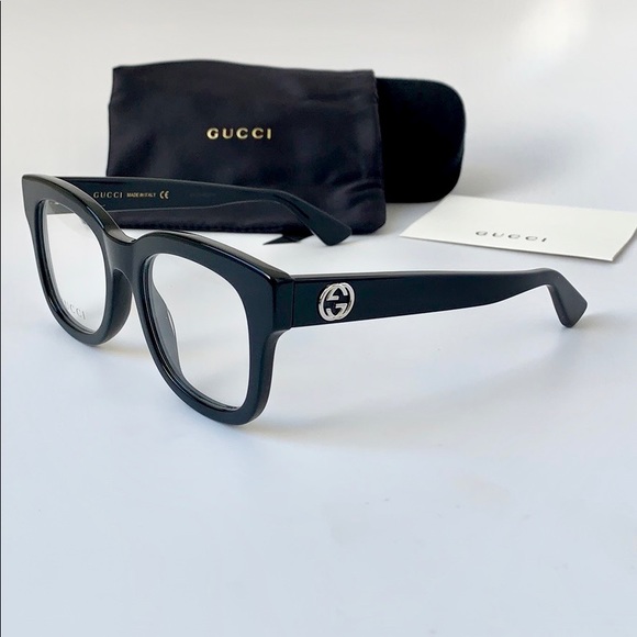 Gucci Women Eyeglasses Square Acetate 